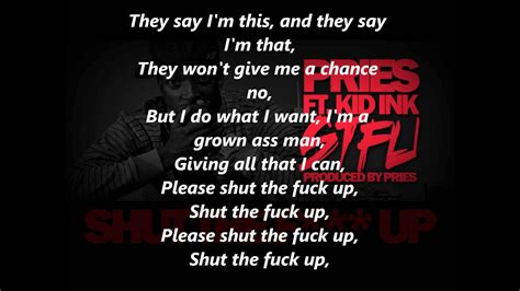 STFU lyrics [KAY P]