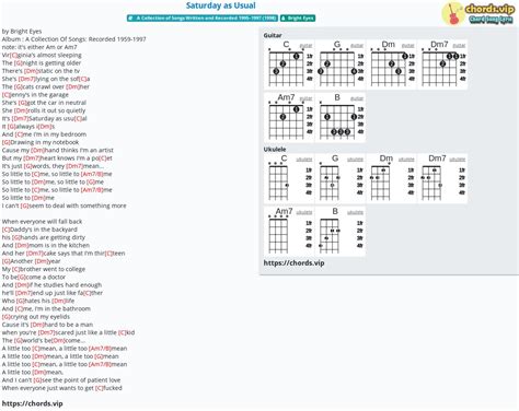 Saturday As Usual lyrics [Bright Eyes]