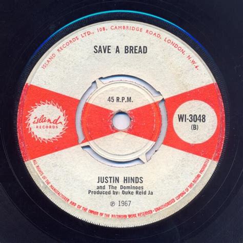 Save A Bread - 1139657 lyrics [Justin Hinds]