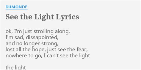 See the Light lyrics [Yung NG]