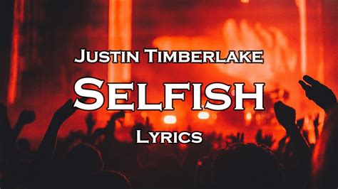 Selfish Man lyrics [Estef]