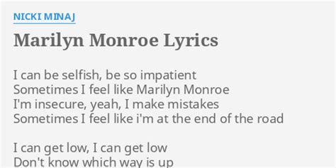 Selfish lyrics [Monro]