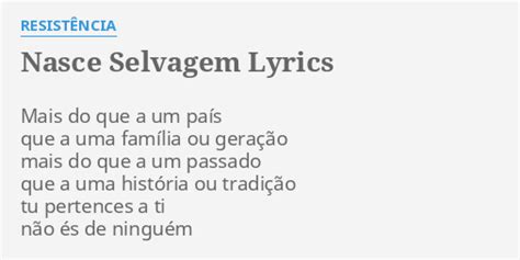 Selvagem lyrics [Florence]