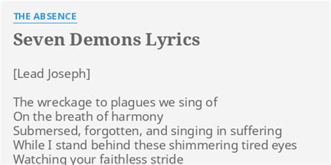 Seven Demons lyrics [Absence]