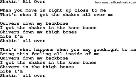 Shakin’ All Over lyrics [Rose Hill Drive]