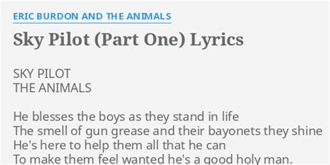 Sky Pilot lyrics [The Animals]