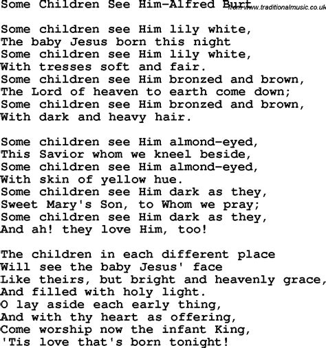 Some Children See Him lyrics [David Archuleta]
