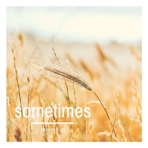 Sometimes lyrics [Jeremy M]