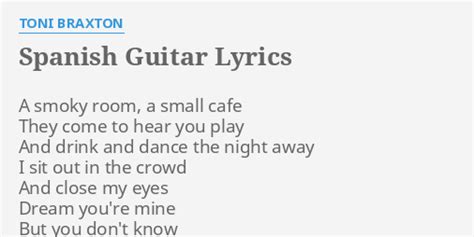 Spanish Guitar lyrics [Toni Braxton]