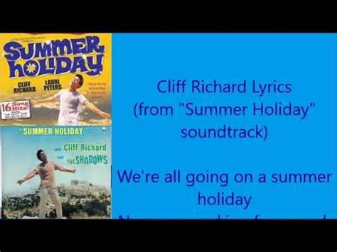Summer Holiday lyrics [Cliff Richard]