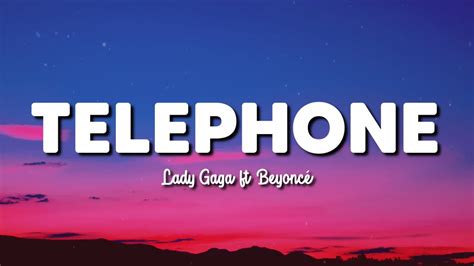 Telephone lyrics [