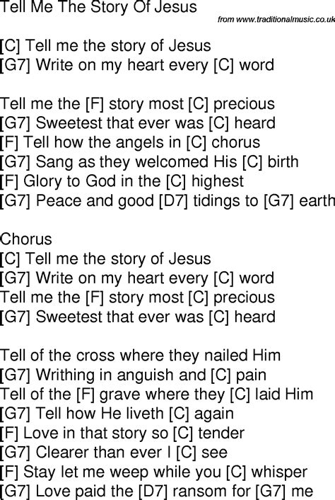 Tell Me the Story of Jesus lyrics [Becky Buller]
