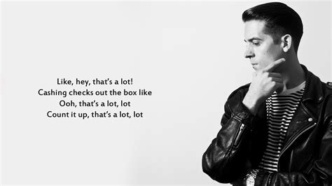 That’s a Lot lyrics [G-Eazy]