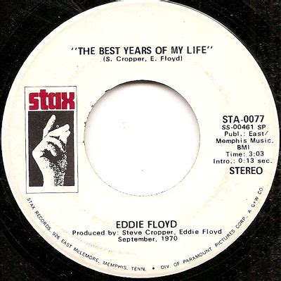 The Best Years Of My Life lyrics [Eddie Floyd]