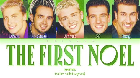 The First Noel lyrics [*NSYNC]