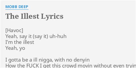 The Illest lyrics [Mobb Deep]