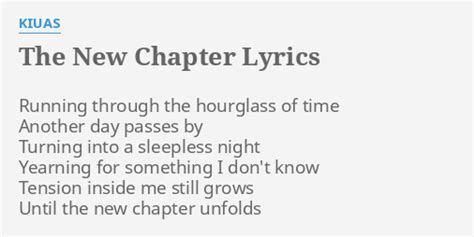 The New Chapter lyrics [Kiuas]