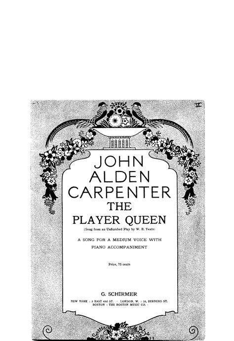 The Player Queen lyrics [John Alden Carpenter]