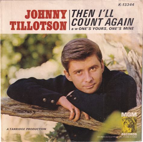 Then I'll Count Again lyrics [Johnny Tillotson]