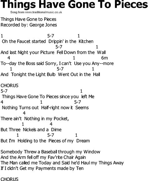 Things Have Gone To Pieces lyrics [Charley Crockett]