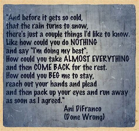 This Bouquet lyrics [Ani DiFranco]