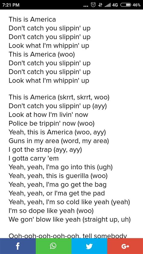 This Is America lyrics [Childish Gambino]