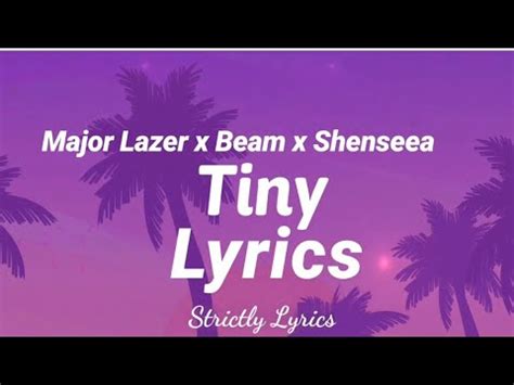 Tiny lyrics [Major Lazer]