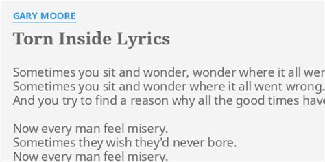 Torn Inside lyrics [AJ23]