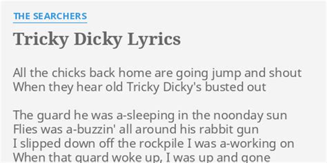 Tricky Dicky lyrics [The Hallelujah Bonnets]