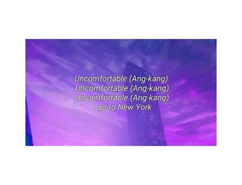 Uncomfortable lyrics [KnowKnow]