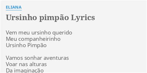 Ursinho Pimpão lyrics [Eliana]
