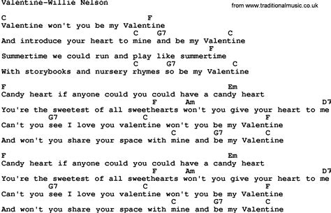 Valentine lyrics [The Naturals]