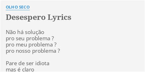 Vencer lyrics [Olho Seco]