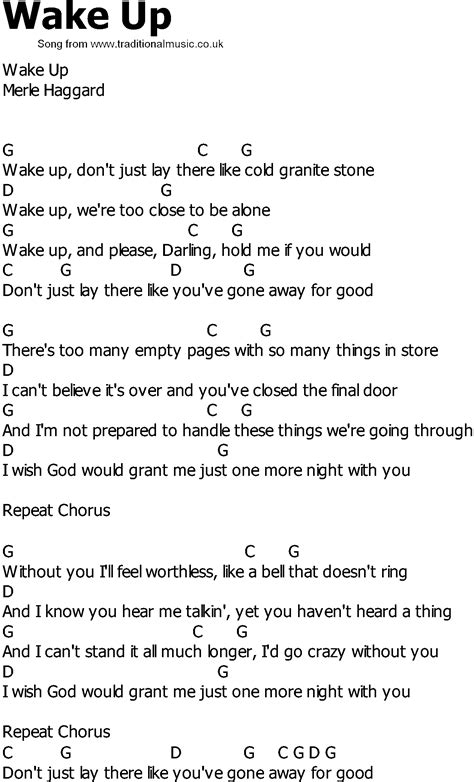 Wake Up lyrics [Glisha]