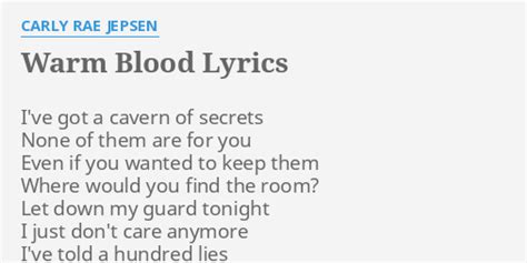 Warm Blood lyrics [October]