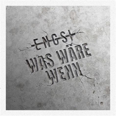 Was Wäre Wenn lyrics [Engst]