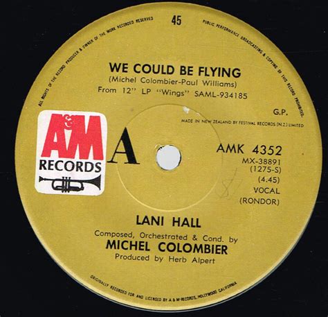 We Could Be Flying lyrics [Lani Hall]