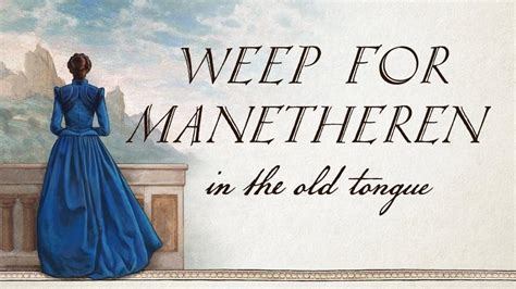 Weep for Manetheren lyrics [Hildegard von Blingin']