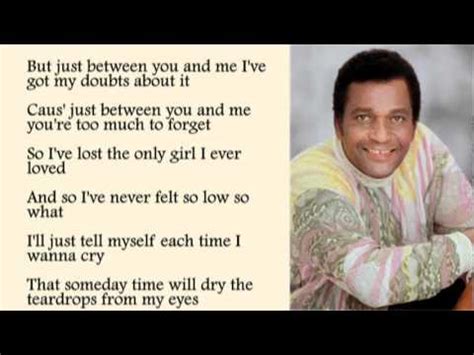 What're We Doing This Again lyrics [Charley Pride]