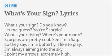 What's Your Sign lyrics [Keljet]