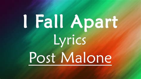 When I Fall Apart lyrics [Hashu]