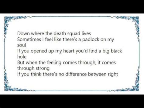 Where the Death Squad Lives lyrics [Bruce Cockburn]