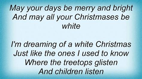 White Christmas lyrics [LeAnn Rimes]