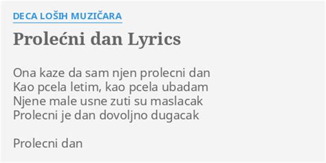 XL lyrics [Deca loših muzičara]