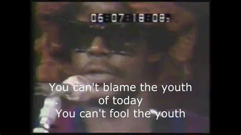 You Can't Blame the Youth lyrics [Bob Marley]