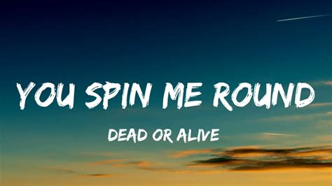 You Spin Me Round lyrics [Hate Dept.]