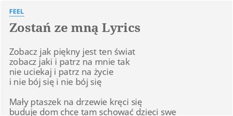 Zostań lyrics [Sałat]