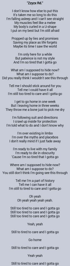 Zzyzx Rd. lyrics [Corey Taylor]