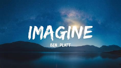 ​imagine performed by Ben Platt alternate