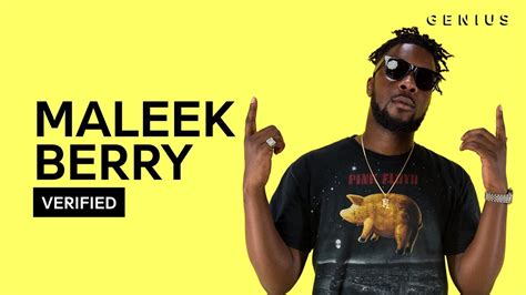 Been Calling performed by Maleek Berry alternate